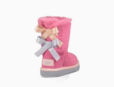 UGG Bailey Bow II Boots for Big Kids - Azalea/Pink India